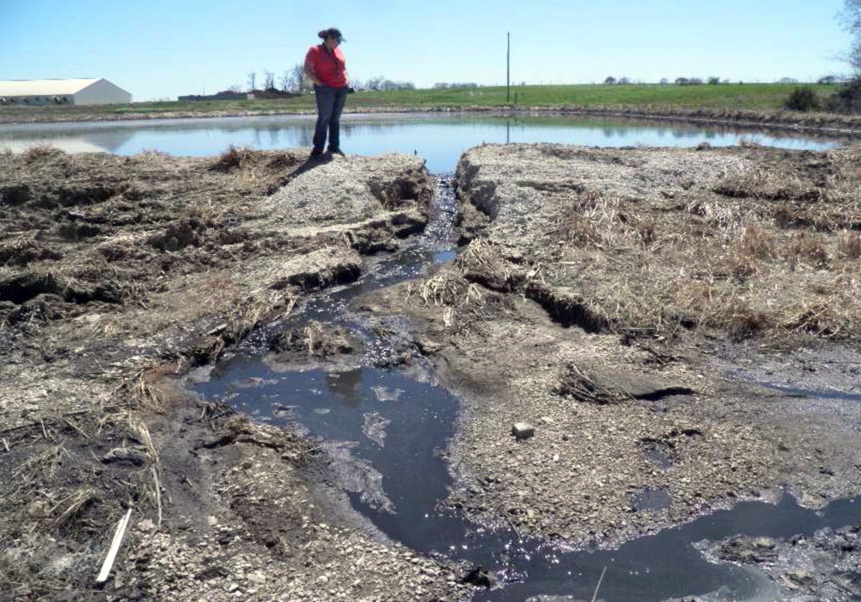 Clear Creek Farm lagoon breach
